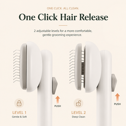 Nuvipet Self-Cleaning Pet Brush